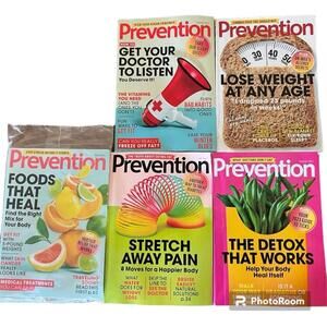 Prevention Magazine Lot of 5 Women's Health Fitness